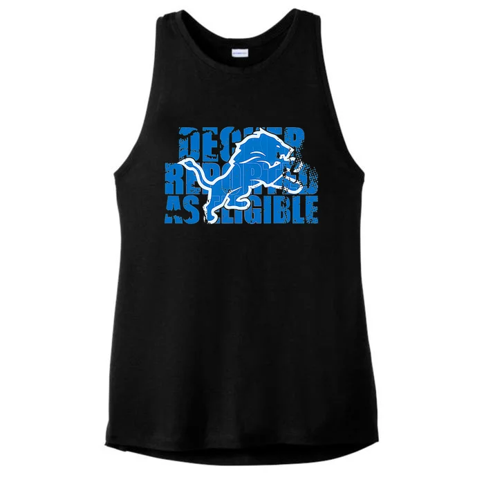 Decker Reported As Eligible Ladies Tri-Blend Wicking Tank