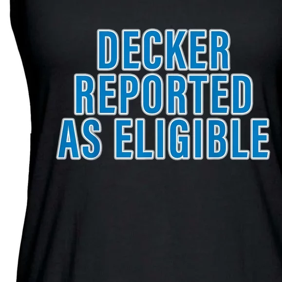 Decker Reported As Eligible Ladies Essential Flowy Tank