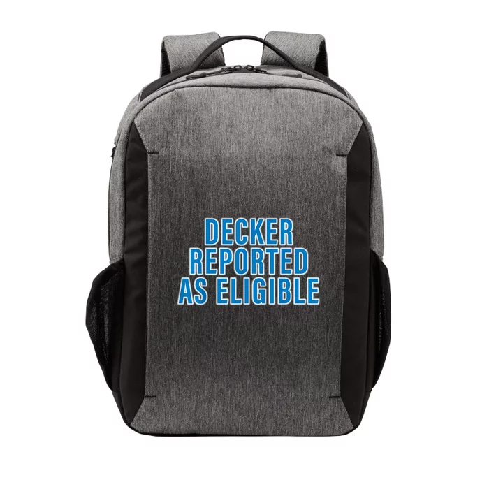 Decker Reported As Eligible Vector Backpack