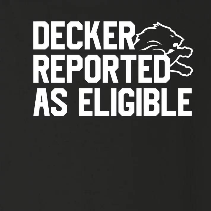 Decker Reported As Eligible Toddler Long Sleeve Shirt