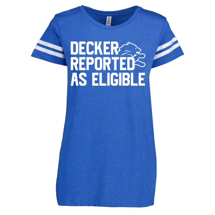 Decker Reported As Eligible Enza Ladies Jersey Football T-Shirt