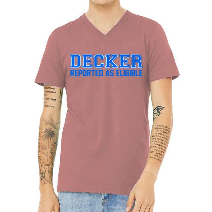 Decker Reported As Eligible V-Neck T-Shirt