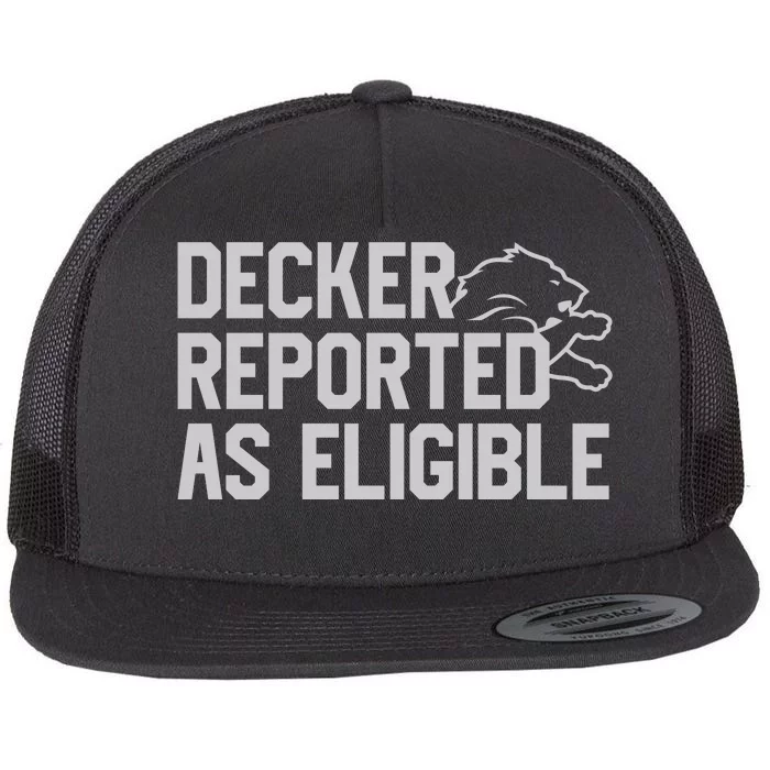 Decker Reported As Eligible Flat Bill Trucker Hat