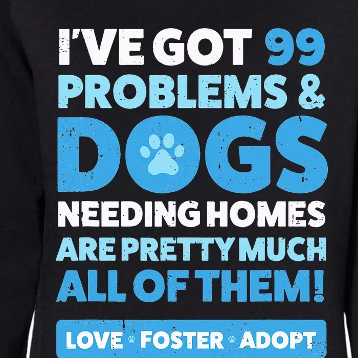 Dog Rescue Animal Rescue Dog Adopt Foster Womens California Wash Sweatshirt