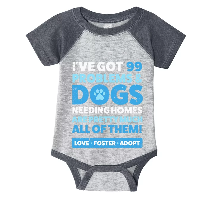 Dog Rescue Animal Rescue Dog Adopt Foster Infant Baby Jersey Bodysuit