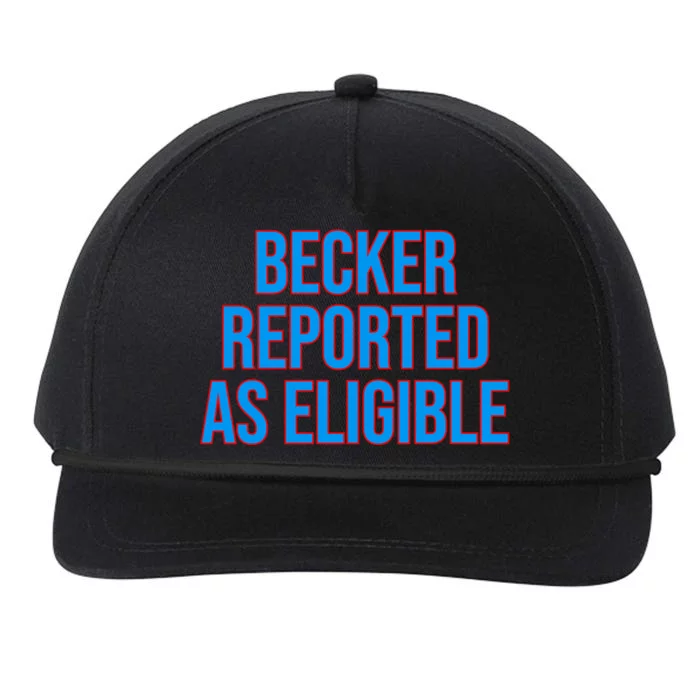 Decker Reported As Eligible Snapback Five-Panel Rope Hat