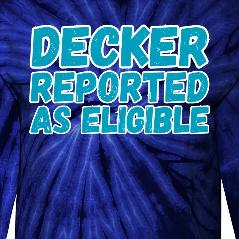 Decker Reported As Eligible Trendy Tie-Dye Long Sleeve Shirt