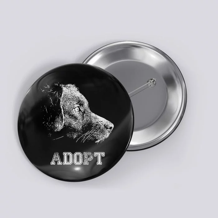 Dog Rescue And Adopt Button