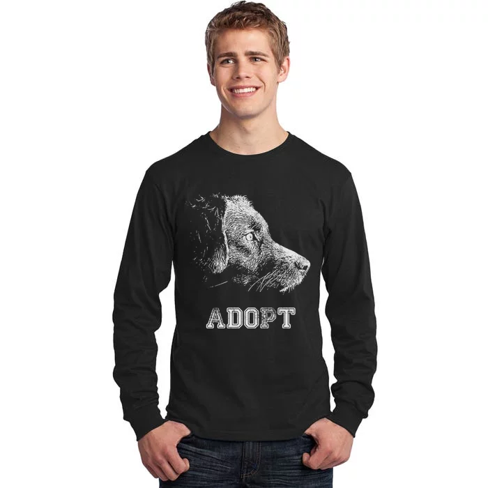 Dog Rescue And Adopt Tall Long Sleeve T-Shirt