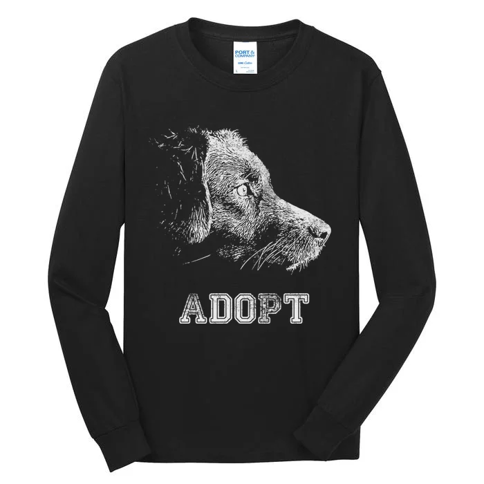 Dog Rescue And Adopt Tall Long Sleeve T-Shirt