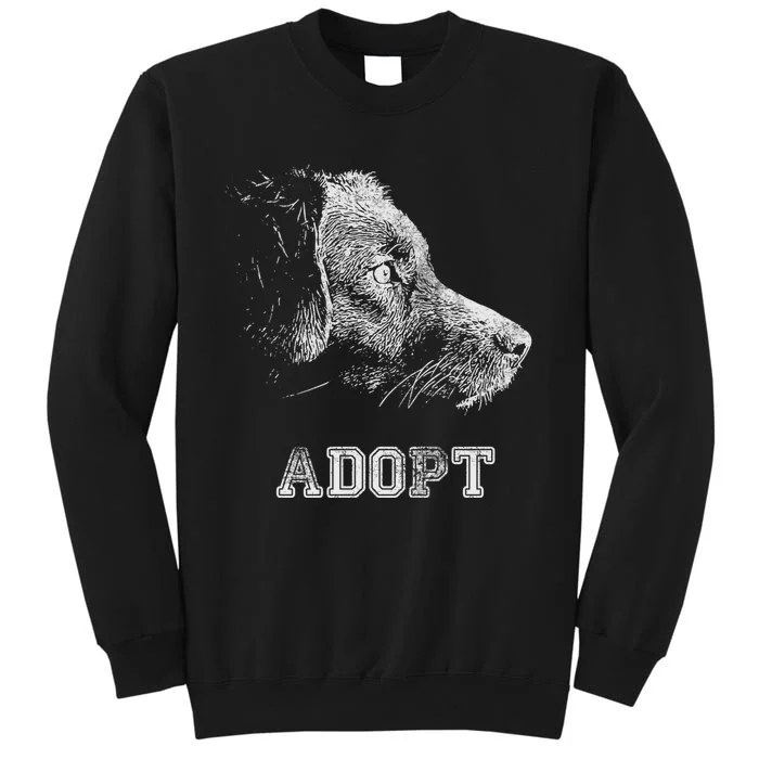 Dog Rescue And Adopt Tall Sweatshirt