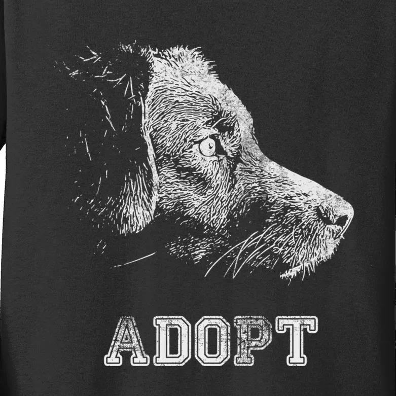 Dog Rescue And Adopt Kids Long Sleeve Shirt