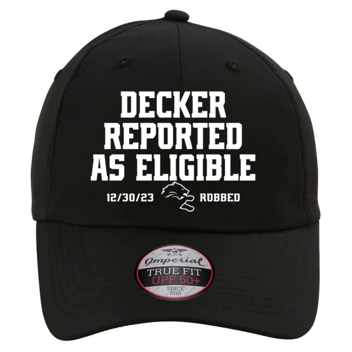 Decker Reported As Eligible Detroit Football The Original Performance Cap