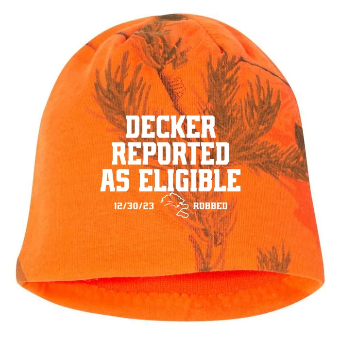 Decker Reported As Eligible Detroit Football Kati - Camo Knit Beanie