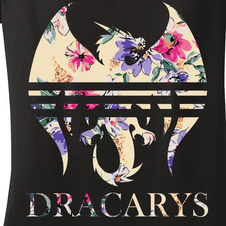 Dracarys Dragonfire Women's V-Neck T-Shirt