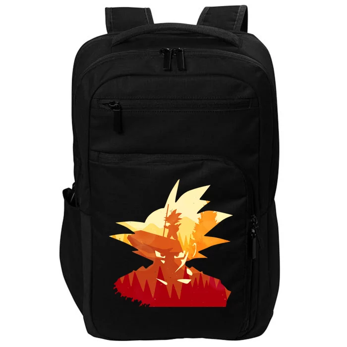 Dragon Fighter Silhouette Illustration Impact Tech Backpack