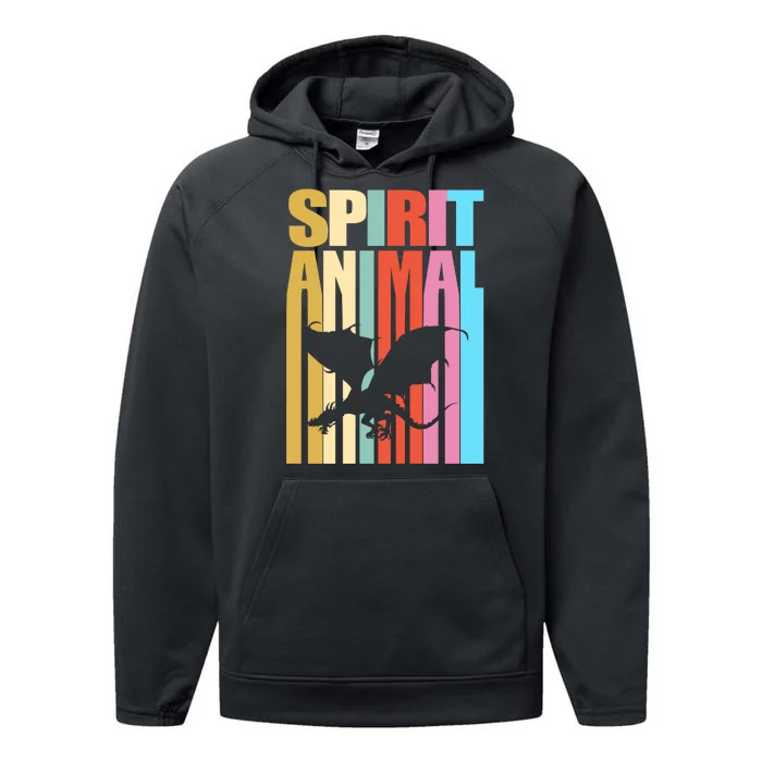 Dragon Spirit Animal Performance Fleece Hoodie