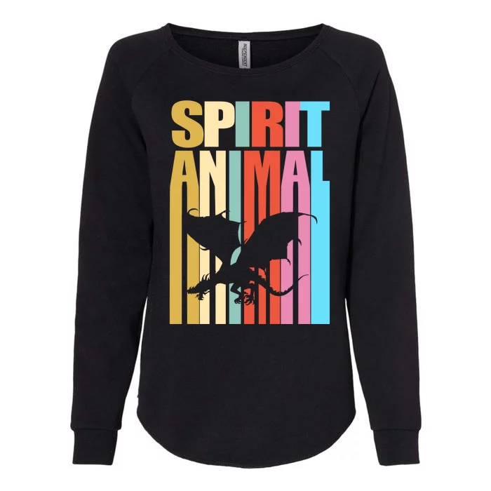 Dragon Spirit Animal Womens California Wash Sweatshirt