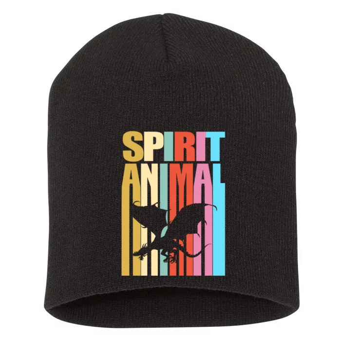 Dragon Spirit Animal Short Acrylic Beanie