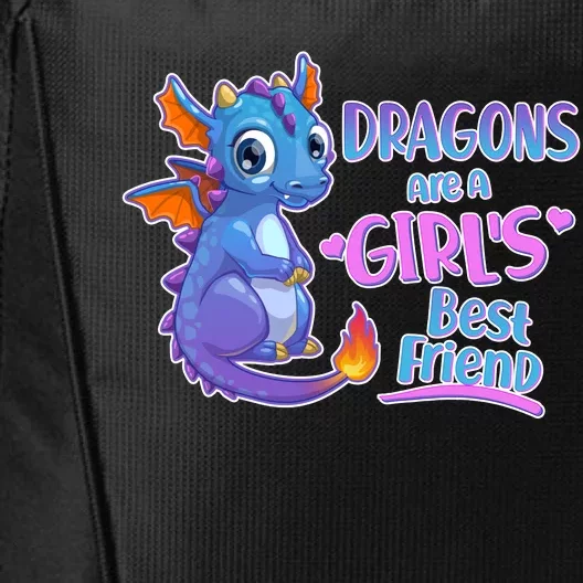 Dragons Are A Girl's Best Friend Cute Baby Dragon City Backpack