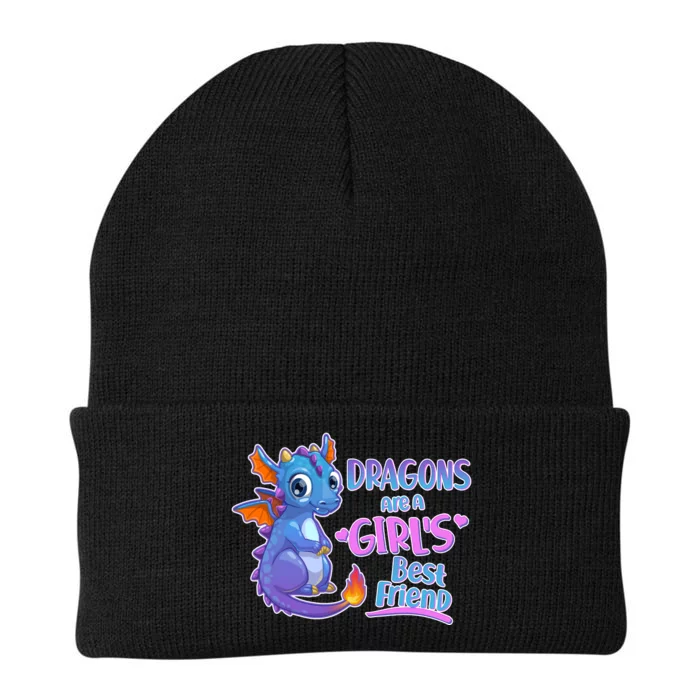 Dragons Are A Girl's Best Friend Cute Baby Dragon Knit Cap Winter Beanie