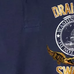 Drain The Swamp Washington DC Alligator Logo Trump Softstyle Adult Sport Polo