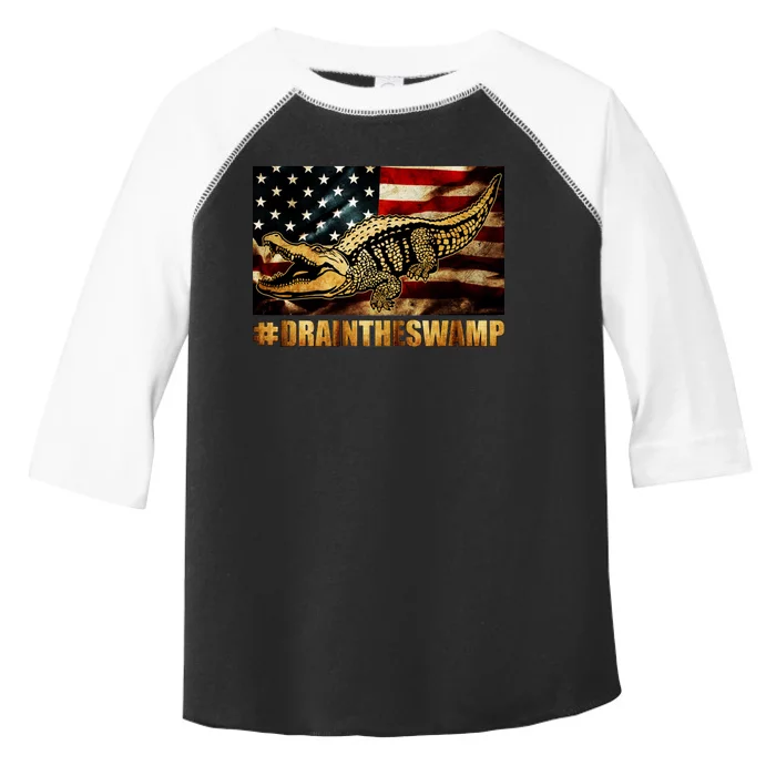 Drain The Swamp Washington DC Donald Trump President Toddler Fine Jersey T-Shirt