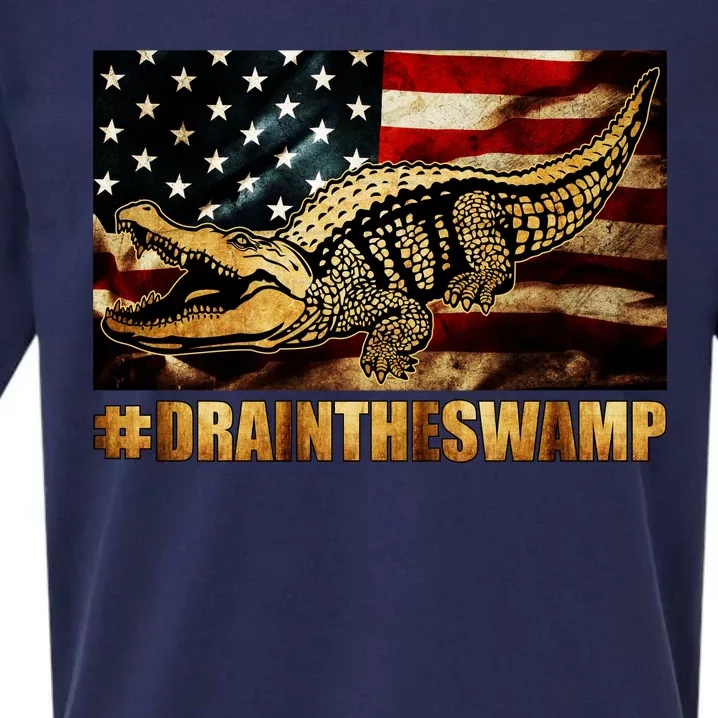 Drain The Swamp Washington DC Donald Trump President Sueded Cloud Jersey T-Shirt