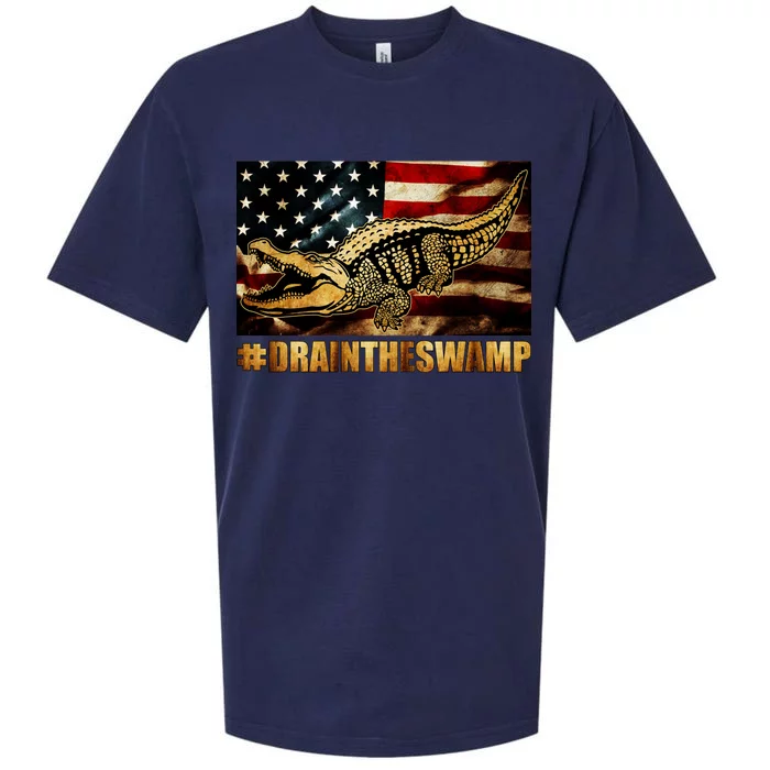 Drain The Swamp Washington DC Donald Trump President Sueded Cloud Jersey T-Shirt