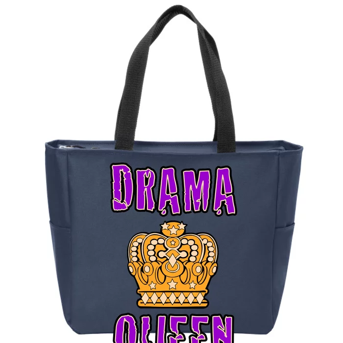 Drama Queen Zip Tote Bag