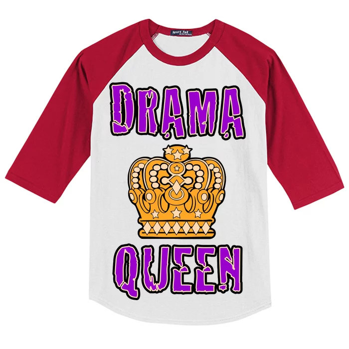 Drama Queen Kids Colorblock Raglan Jersey