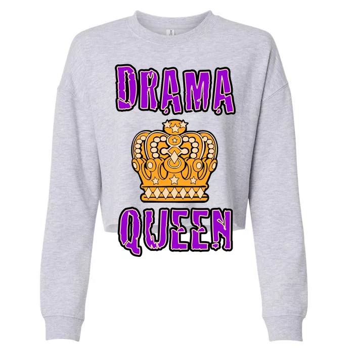 Drama Queen Cropped Pullover Crew