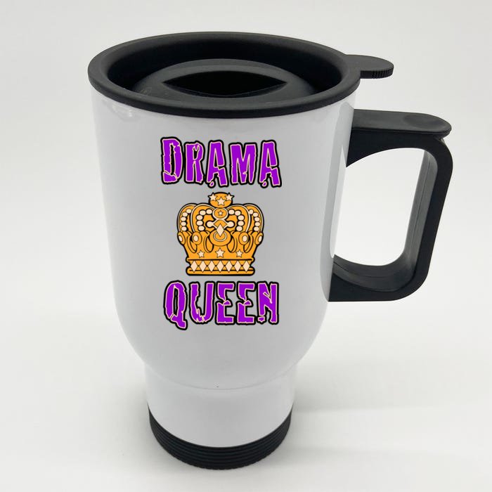 Drama Queen Front & Back Stainless Steel Travel Mug