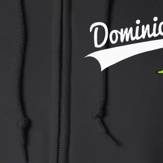 Dominican Republic Baseball Platano Power Full Zip Hoodie