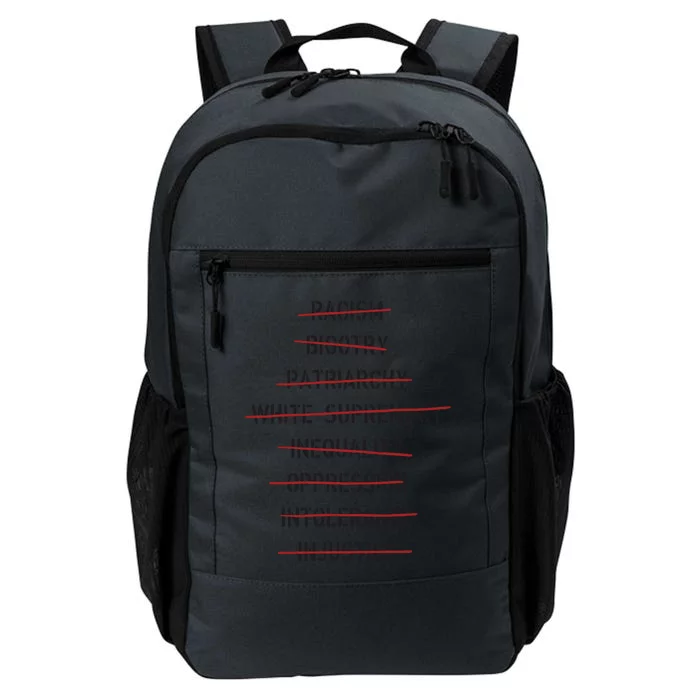 Don’T Racism Bigotry Patriarchy White Supremacy Inequality Oppression Daily Commute Backpack