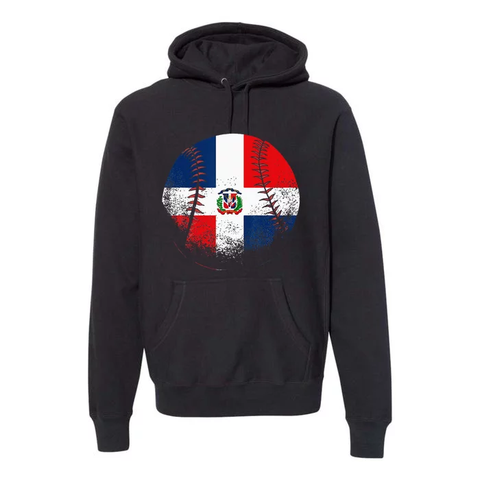 Dominican Republic Baseball Dominicana Premium Hoodie