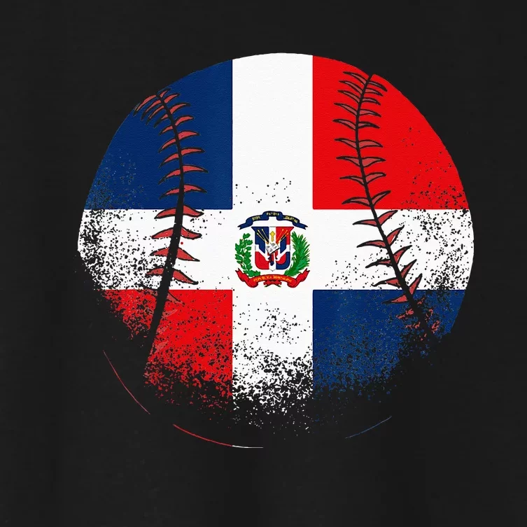 Dominican Republic Baseball Dominicana Women's Crop Top Tee