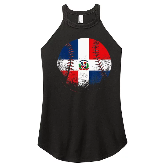 Dominican Republic Baseball Dominicana Women’s Perfect Tri Rocker Tank