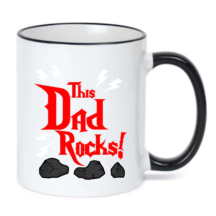 Dad Rock Collector Geologist Fathers Day Geology Collecting Cute Gift Black Color Changing Mug