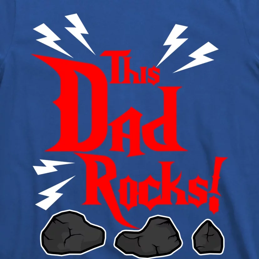 Dad Rock Collector Geologist Fathers Day Geology Collecting Cute Gift T-Shirt