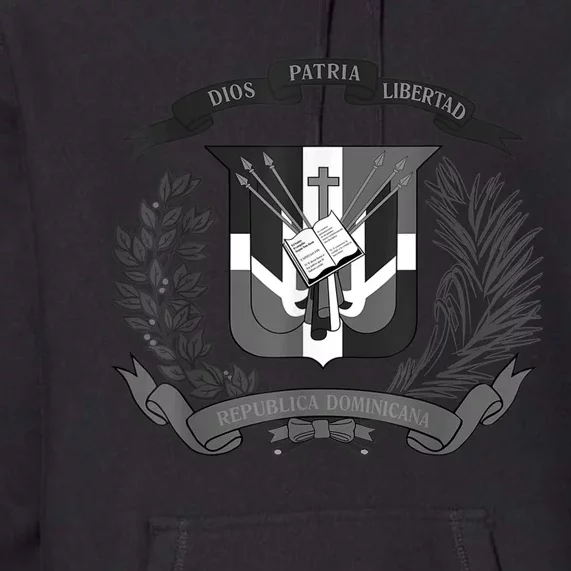 Dominican Republic Coat Of Arms Premium Hoodie