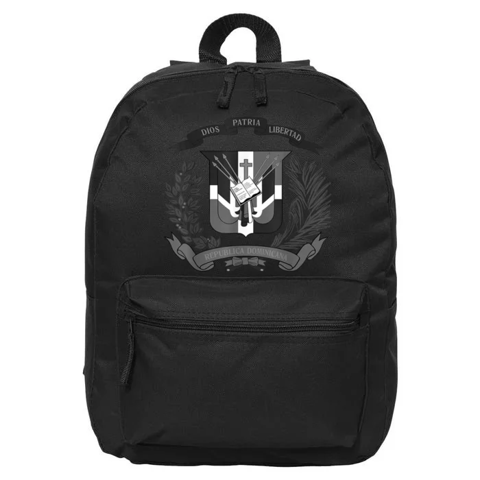 Dominican Republic Coat Of Arms 16 in Basic Backpack