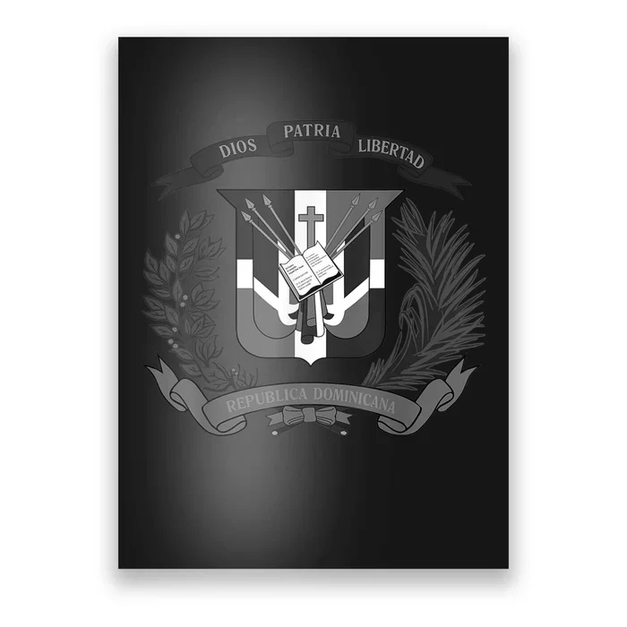 Dominican Republic Coat Of Arms Poster