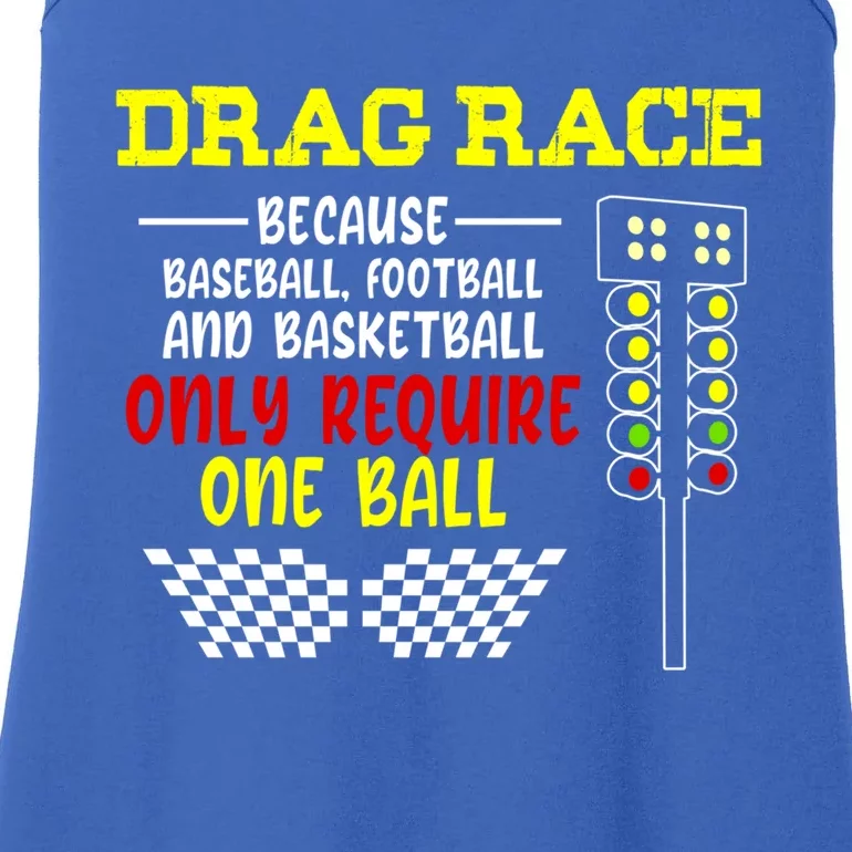 Drag Racing Christmas Tree Design Racing Design Horsepower Gift Ladies Essential Tank