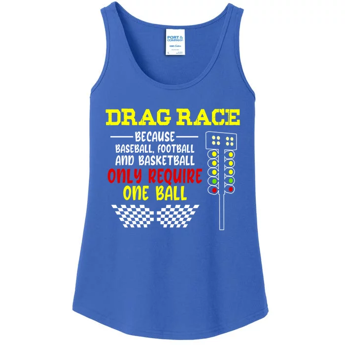 Drag Racing Christmas Tree Design Racing Design Horsepower Gift Ladies Essential Tank