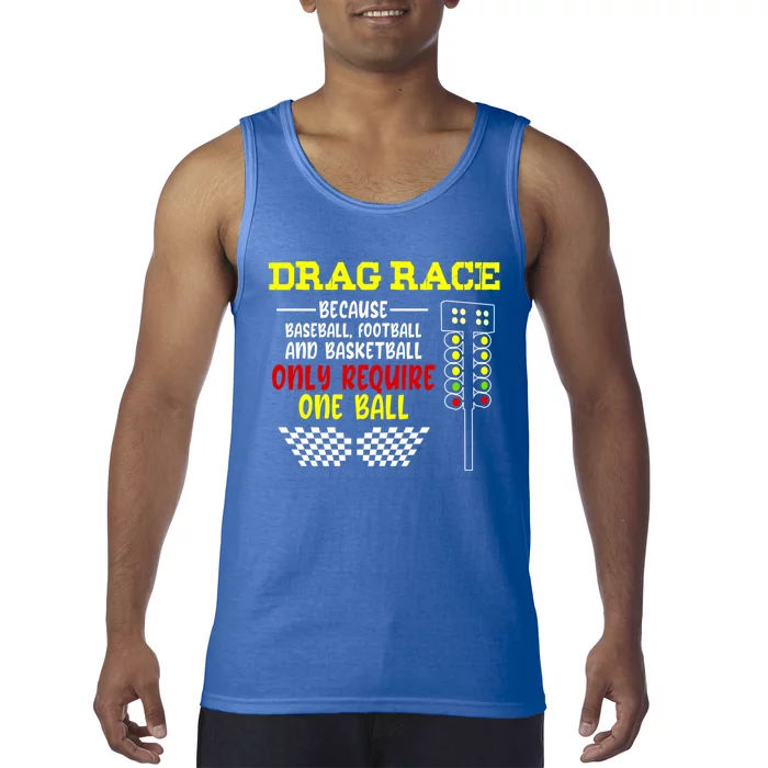 Drag Racing Christmas Tree Design Racing Design Horsepower Gift Tank Top