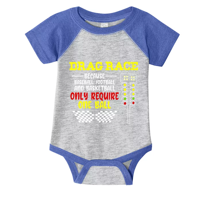 Drag Racing Christmas Tree Design Racing Design Horsepower Gift Infant Baby Jersey Bodysuit