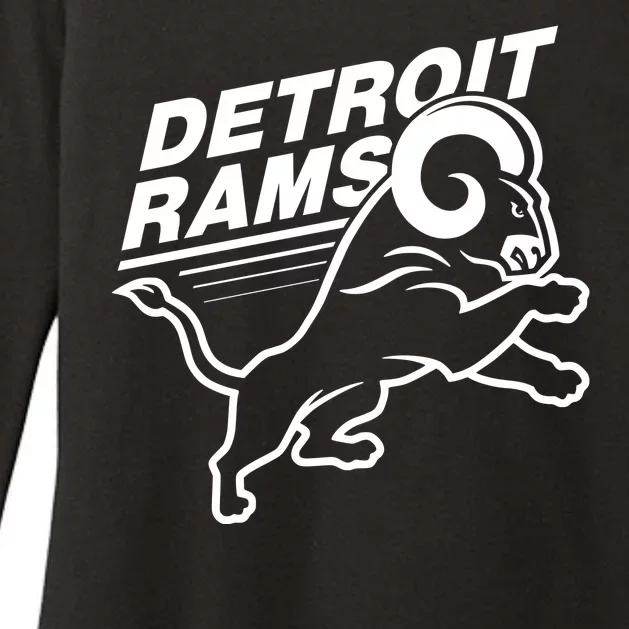 Detroit Rams Champions Football Womens CVC Long Sleeve Shirt