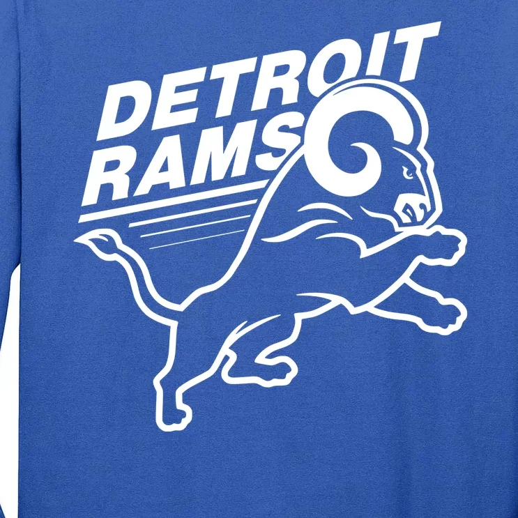 Detroit Rams Champions Football Tall Long Sleeve T-Shirt