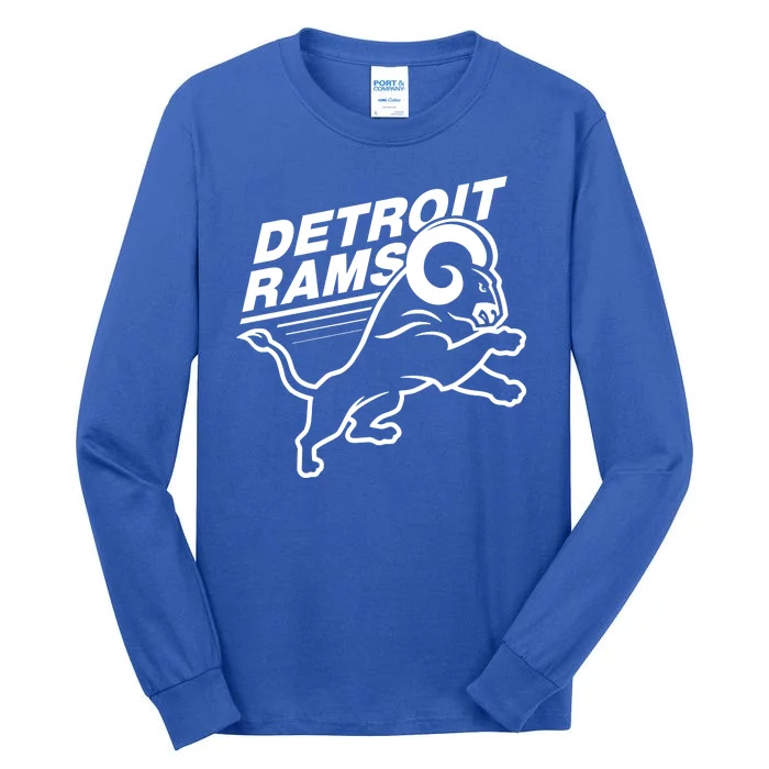 Detroit Rams Champions Football Tall Long Sleeve T-Shirt